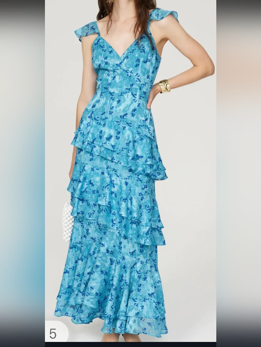 Hutch Miah Gown Blue Floral